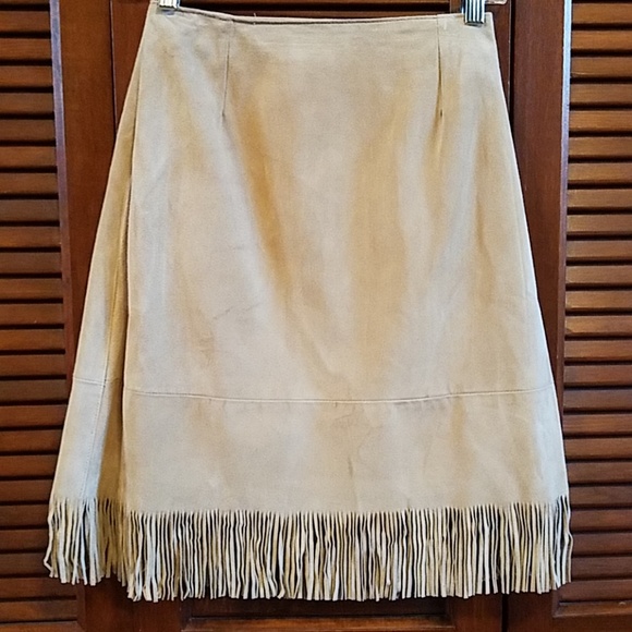 Cuir Zebra Dresses & Skirts - Cuir Zebra suade skirt